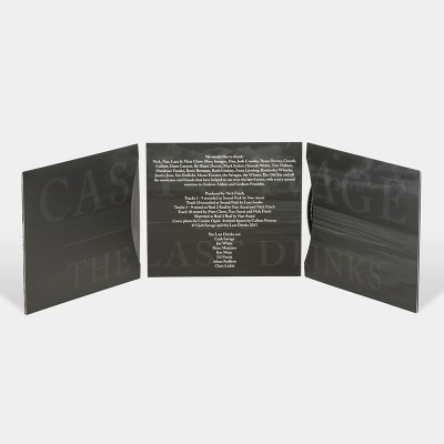 Replication / Offset 6 panel gatefold + 10p Conertina booklet / CD printed black on a silver base