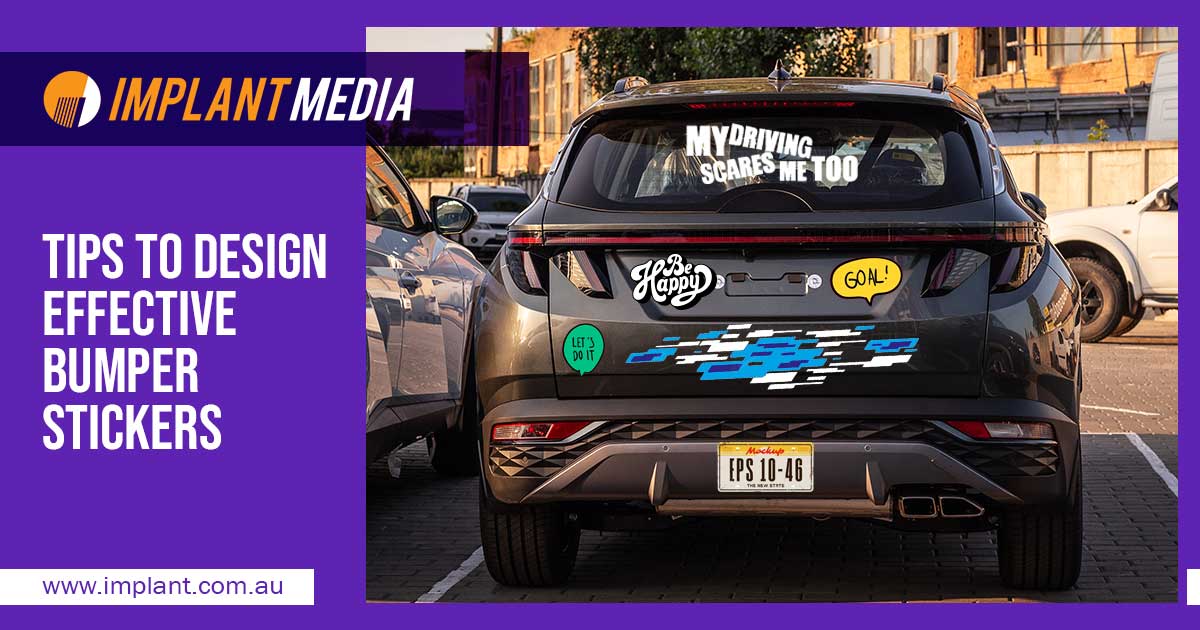 Bumper sales sticker designer