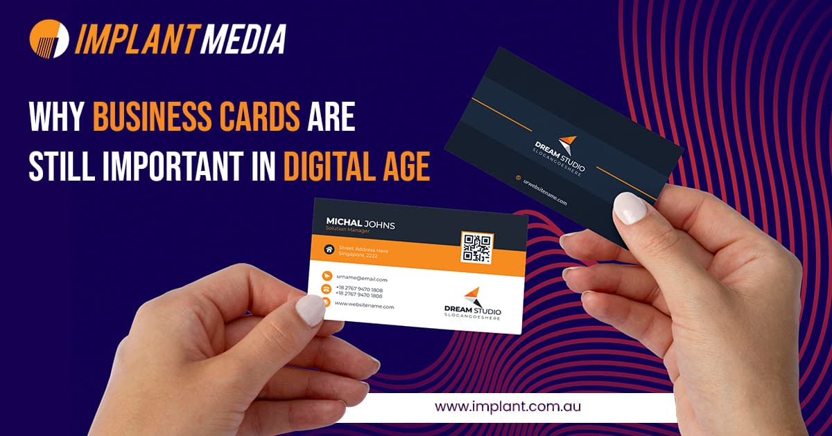 Business Cards are Important in Digital Age