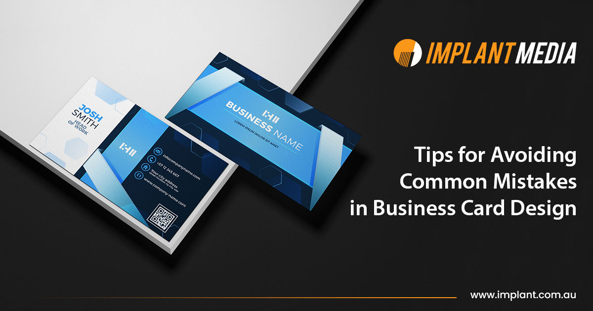 Avoiding Common Mistakes in Business Card Design