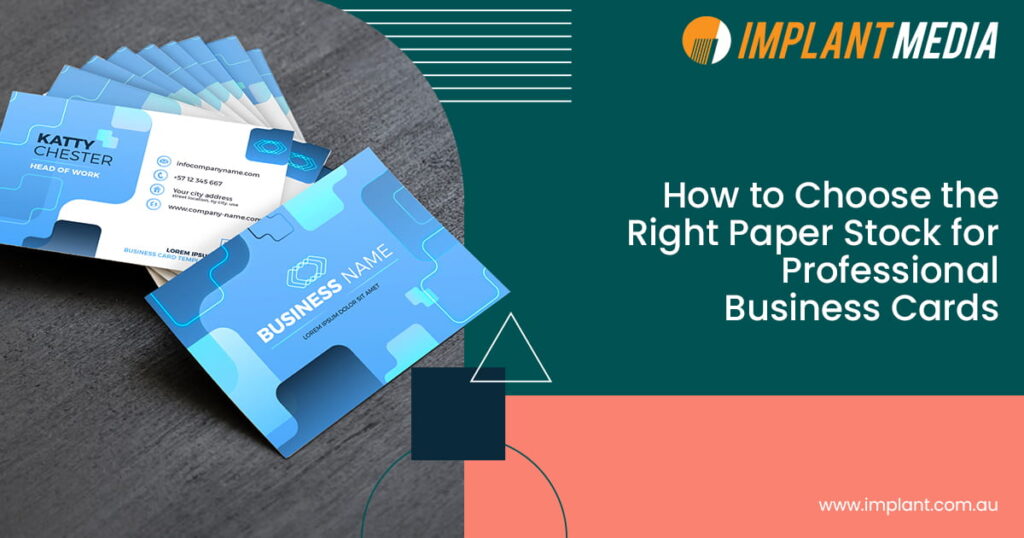 How to Choose the Right Paper Stock How to Choose the Right Paper Stock