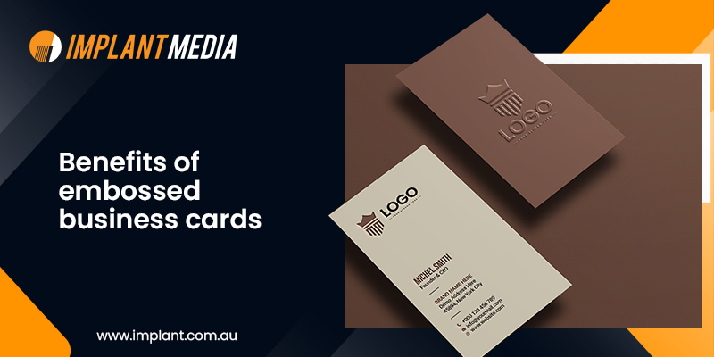 Advantages of embossed business cards