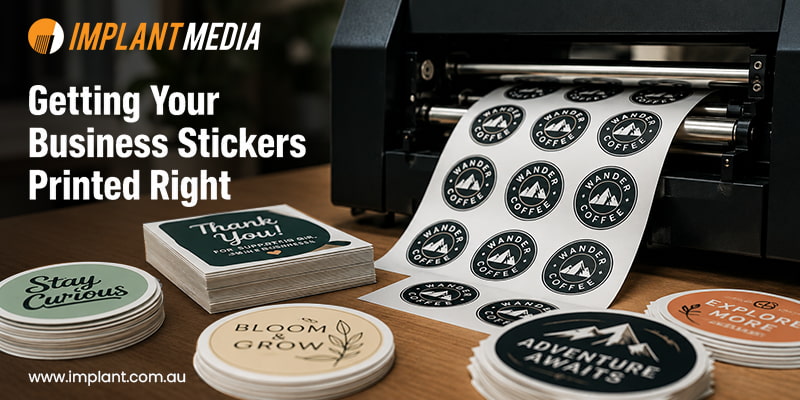 High-Quality Custom Business Sticker Printing High-Quality Custom Business Sticker Printing